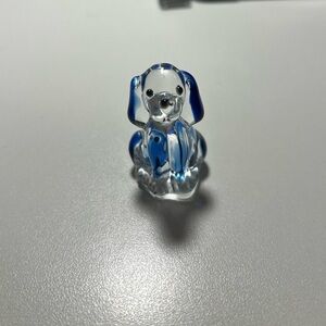 Glass Puppy Decoration